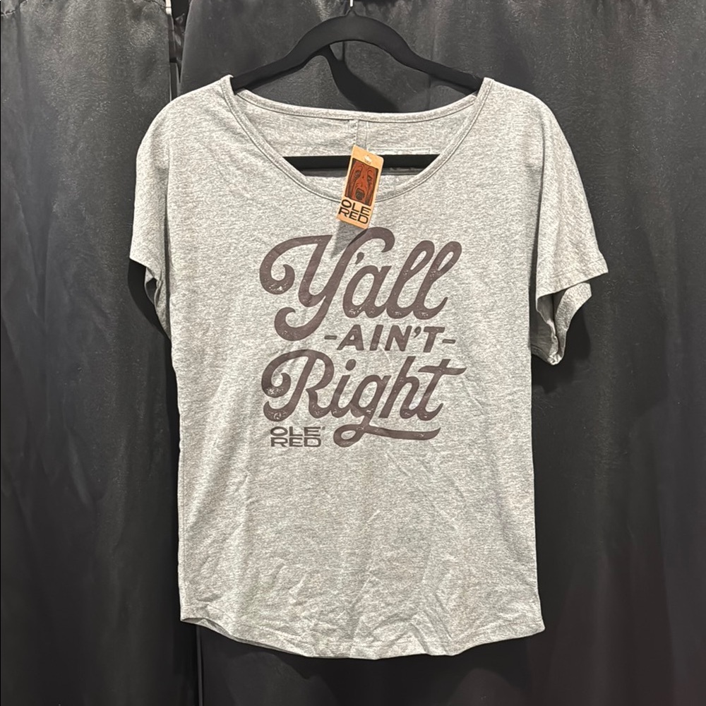 Gray Relaxed Graphic Short Sleeve Tee